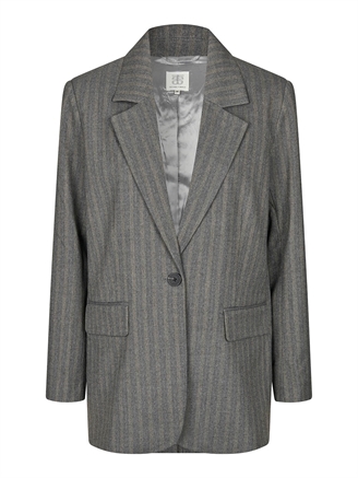 Second Female Hollanda New Blazer Dark Grey Melange